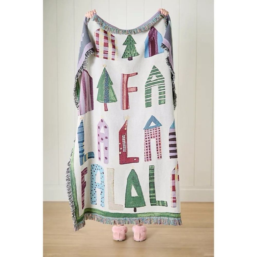 Winterscape Woven Cotton Throw Blanket
